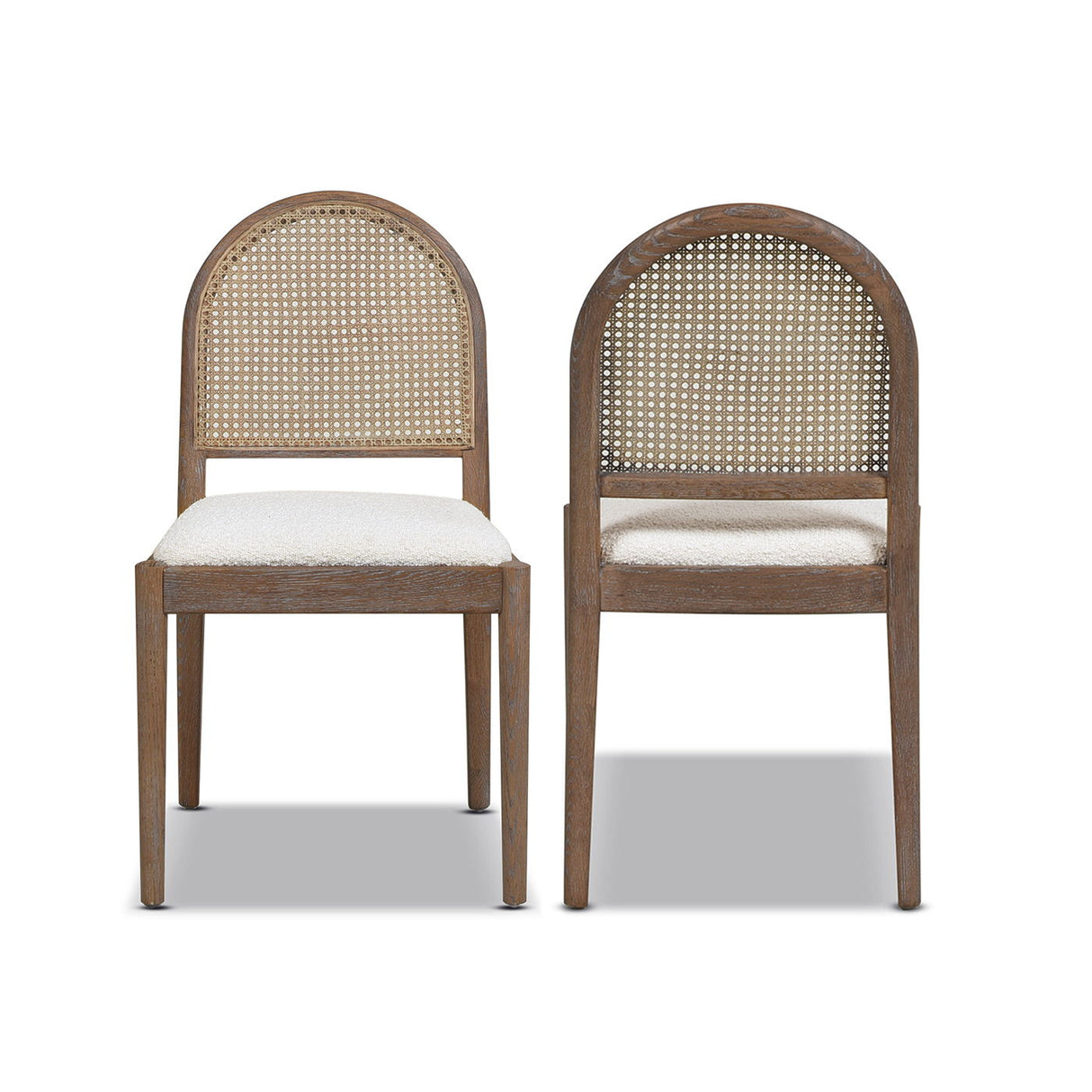 Panama - Curved Cane Side Dining Chair (Set of 2) by Couch.com