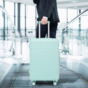 Set 3PCs 20'/24'/28' ABS Spinner Wheel Luggage - Mint Green