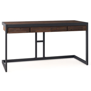 Erina - Desk - Distressed Charcoal Brown by Couch.com