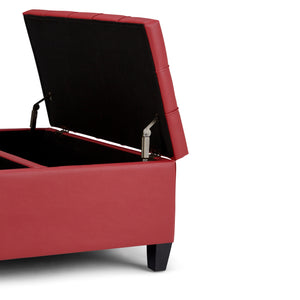 Harrison - Upholstered Coffee Table Storage Ottoman by Couch.com