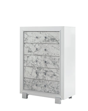 Skye - Marble Chest - White by Couch.com