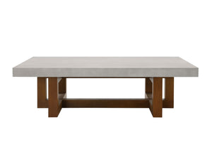 Keven Faux Concrete Top Table