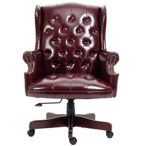 Executive Office Chair, High Back Reclining Comfortable Desk Chair With Smooth Glide Caster Wheels by Couch.com
