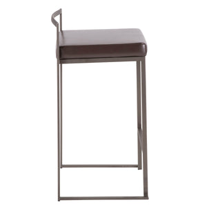 Fuji - Industrial Stackable Counter Stool Elegant Design by Couch.com