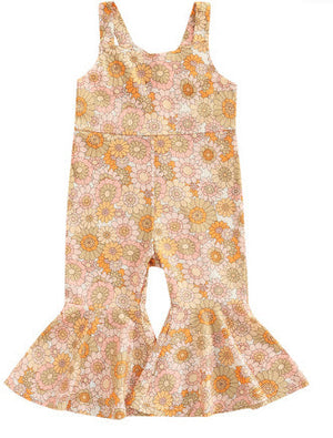Girls' Fashion Personalized Flared Overalls