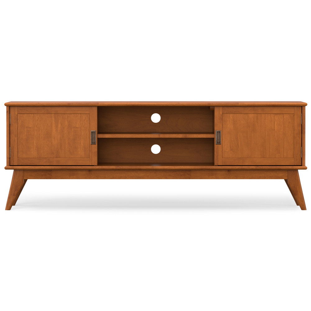 Draper - Handcrafted Mid Century Low TV Media Stand by Couch.com