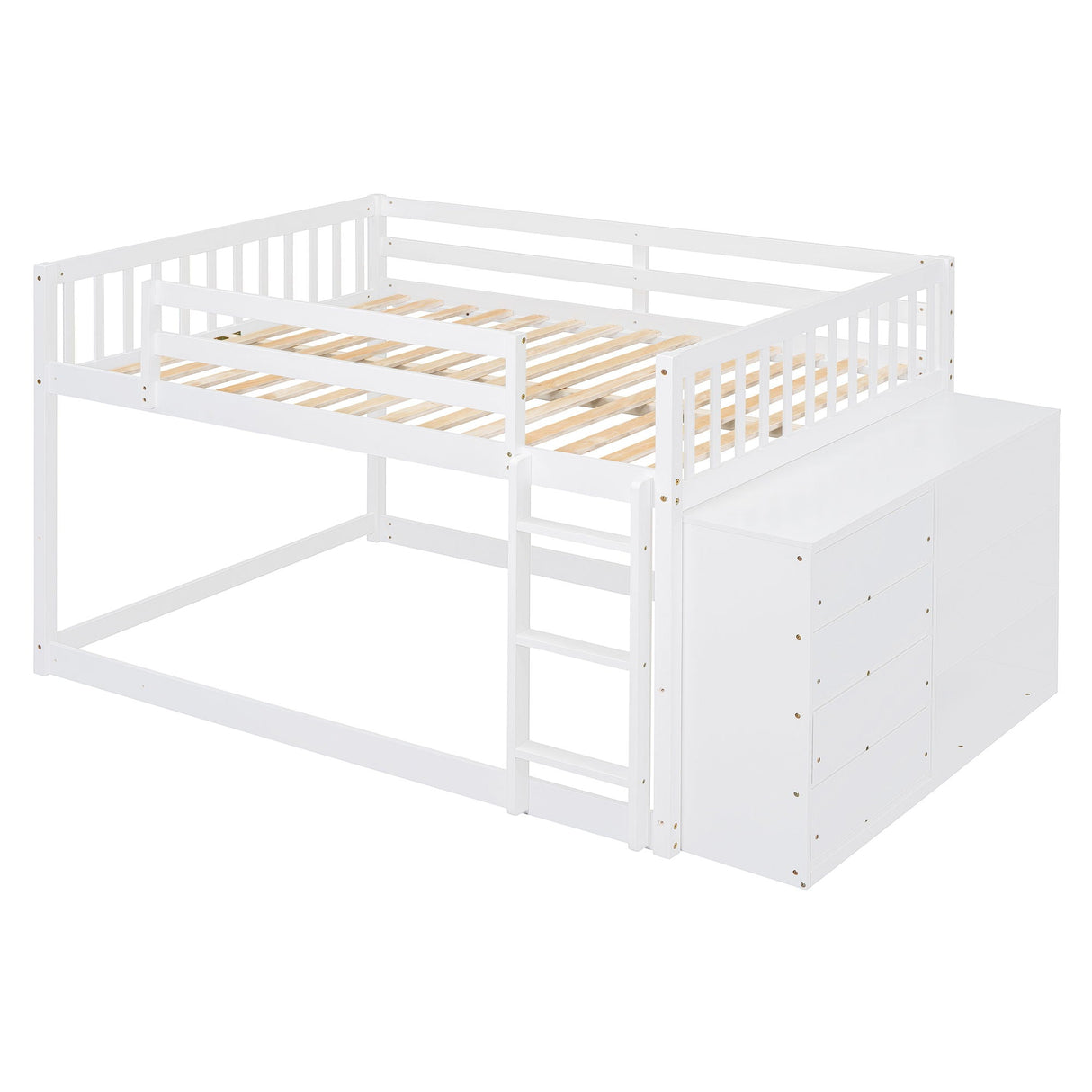 Bunk Bed With 4 Drawers And 3 Shelves by Couch.com