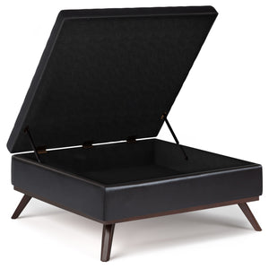 Owen - Multifunctional Square Coffee Table Storage Ottoman by Couch.com