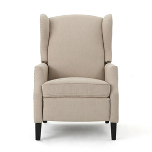Westeros Wing Back Fabric Upholstered Recliner
