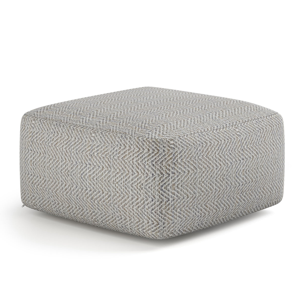 Nate - Handcrafted Square Pouf by Couch.com