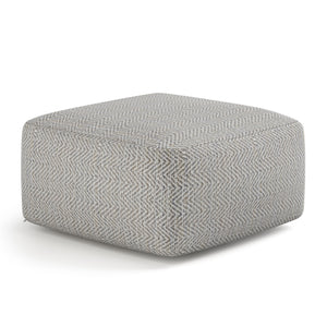 Nate - Handcrafted Square Pouf by Couch.com