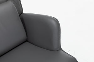 Rocking Accent Chair With Lumbar Pillow And Ottoman by Couch.com