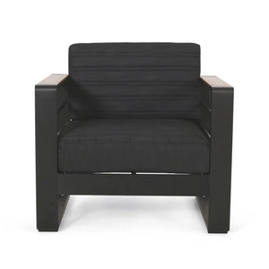 Giovanna Club Chair Set With Aluminum Frame