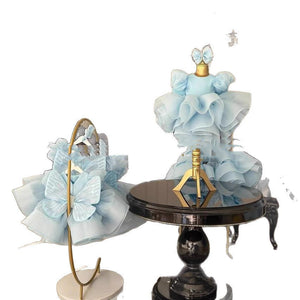 Little Girl Flower Girl Wedding Dress Tulle Tutu Skirt Children's Western Style Dress