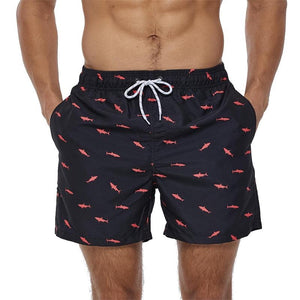 Beach Shorts Summer Quick Dry Men's Board Swimsuits Man Swim Trunks Surf Swimwear Male Athletic Running Gym Pants Men's Swim Trunks Quick Dry Swimming Shorts Beach Shorts with Mesh Lining