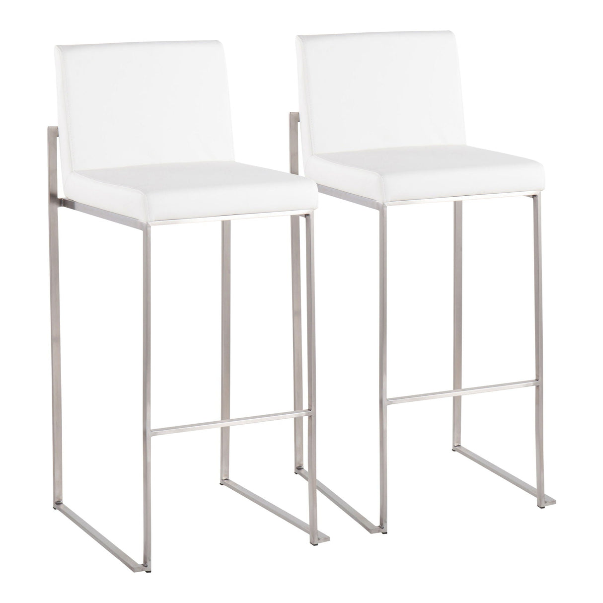 Fuji - Contemporary And Modern Elegance High Back Barstool by Couch.com