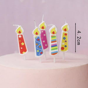 Bear Candle Birthday Cake Props Topper Card Cute Fantasy Cup Dessert Smiley  Love Bear  Table Dress Up Cake Props Party Cake Decor Supplies Toppers Birthday Cupcake Topper Various Cake Decorations for Birthday Party Photo Prop