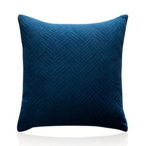 Beautiful Quilted Pillowcase Throw Pillow Covers Home Decor Velvet Square Throw Pillow Covers Decoration Pillow Cushion Sofa Living Room Simple Decorative Cushion Cover 45x45CM