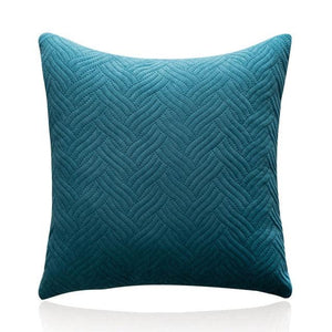 Beautiful Quilted Pillowcase Throw Pillow Covers Home Decor Velvet Square Throw Pillow Covers Decoration Pillow Cushion Sofa Living Room Simple Decorative Cushion Cover 45x45CM