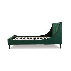 Aspen - Vertical Tufted Modern Headboard Platform Bed Set by Couch.com