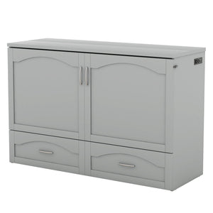 Murphy Wall Bed With Drawer And A Set Of Sockets & USB Ports, Pulley Structure Design by Couch.com