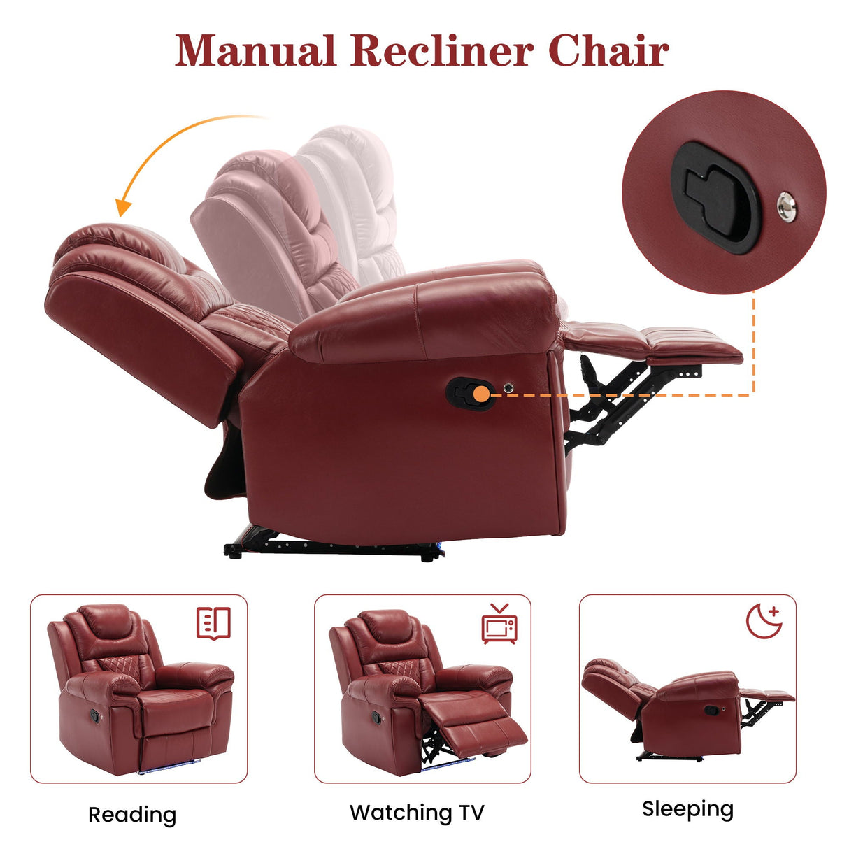 Home Theater Seating Manual Recliner Loveseat With Hide-Away Storage, Cup Holders And Led Light Strip For Living Room by Couch.com