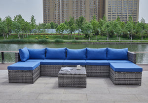 Patio Sofa With Cushions by Couch.com