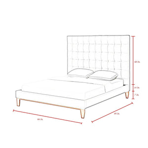 Bond Velvet Button Tufted Bedframe