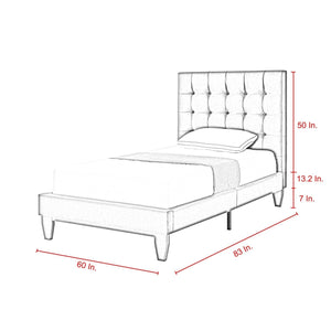 Bond Velvet Button Tufted Bedframe