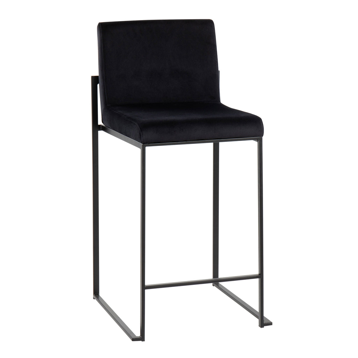 Fuji - Contemporary Modern Elegance, High Back Counter Stool by Couch.com