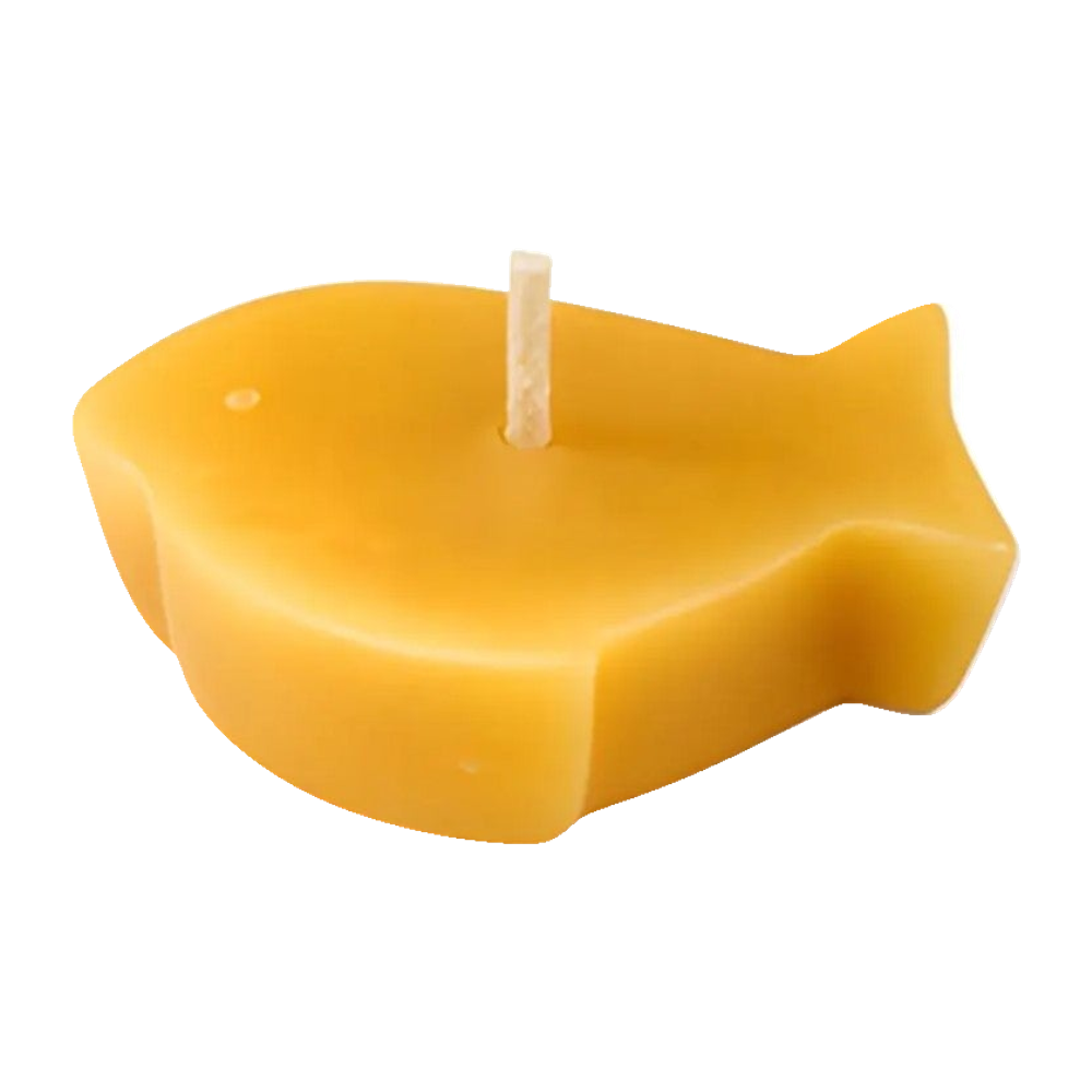 Floating Fish Beeswax Candle