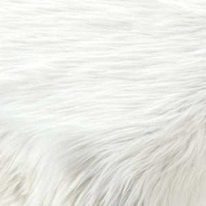 Giselle Faux Fur X-Leg Bench