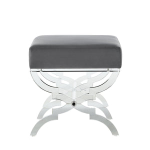 Giselle Velvet X-Leg Bench
