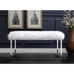 Monet Lux Fur Bench
