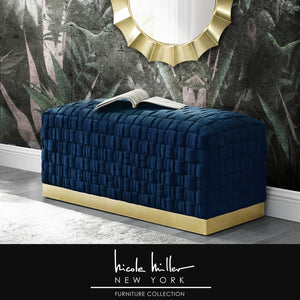 Satine Velvet Bench
