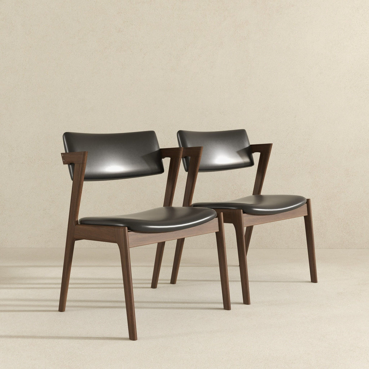 Edwin - Mid-Century Modern Dining Chair (Set of 2) by Couch.com