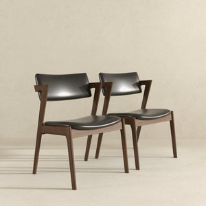 Edwin - Mid-Century Modern Dining Chair (Set of 2) by Couch.com
