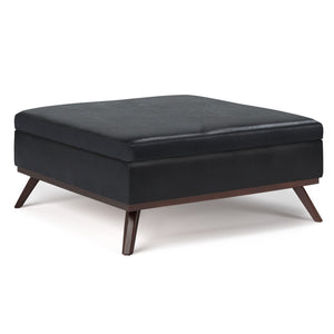 Owen - Multifunctional Square Coffee Table Storage Ottoman by Couch.com