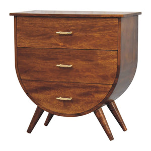 Agra - Bedside Table - Chestnut by Couch.com
