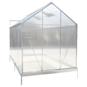 Polycarbonate Greenhouse, Heavy Duty Outdoor Aluminum Walk-In Green House Kit With Rain Gutter, Vent And Door For Backyard Garden by Couch.com