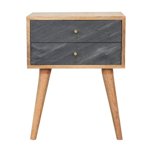 Slade - Bedside Table - Stone Gray by Couch.com