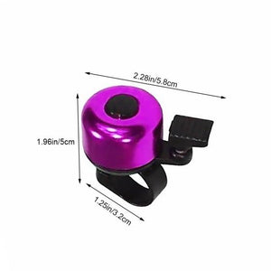 Bicycle Bell Alloy Mountain Road Bike Horn Sound Alarm For Safety Cycling Handlebar Metal Ring Bicycle Call Bike Accessories Aluminum Bicycle Bell Loud Crisp Clear Bike Bell Road Mountain Bike Ring Bell  For Adults Kids Boys Girls