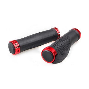 Bicycle Handlebar Cover Bike Grips Bicycle Mountain Grips Aluminum Anti-Slip Handle Bike Double Aluminum Clamp Lock On Grips For Mountain Bike Handle Bar Ends Bike Grips Comfort Ergo Handlebar Grip Designed For Cycling