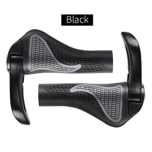 Bicycle Handlebar Grips Cycling Bicycle Accessories Non-Slip Bicycle Handlebar Grips Bike Handle Ergonomic Shockproof Bicycle Handle Grip With Adjustable Aluminum Lock For Mountain Bike