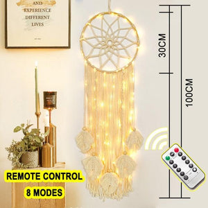 Big Dream Catcher Hanging/Light Decoration Dream Catcher Moon Dream Catcher Room Home Decor Dream Catcher Gifts For Mom Friends Women Girls Wall Decor Bedroom Decoration