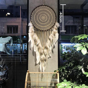 Big Dream Catcher Hanging/Light Decoration Dream Catcher Moon Dream Catcher Room Home Decor Dream Catcher Gifts For Mom Friends Women Girls Wall Decor Bedroom Decoration