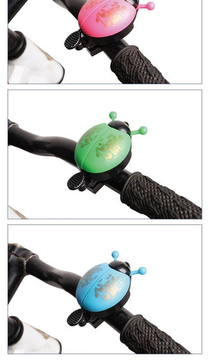 Bike Bells Alarm Horn Bicycle Ladybug Bell Ladybird Alarm Bell Ring Horns Bike Metal Handlebar Horn Cycling Safety Accessories Ladybug Cycling Ride Bike Ring Bell Bike Bells Suitable For Folding Bike Bicycle Horn Loud Sound