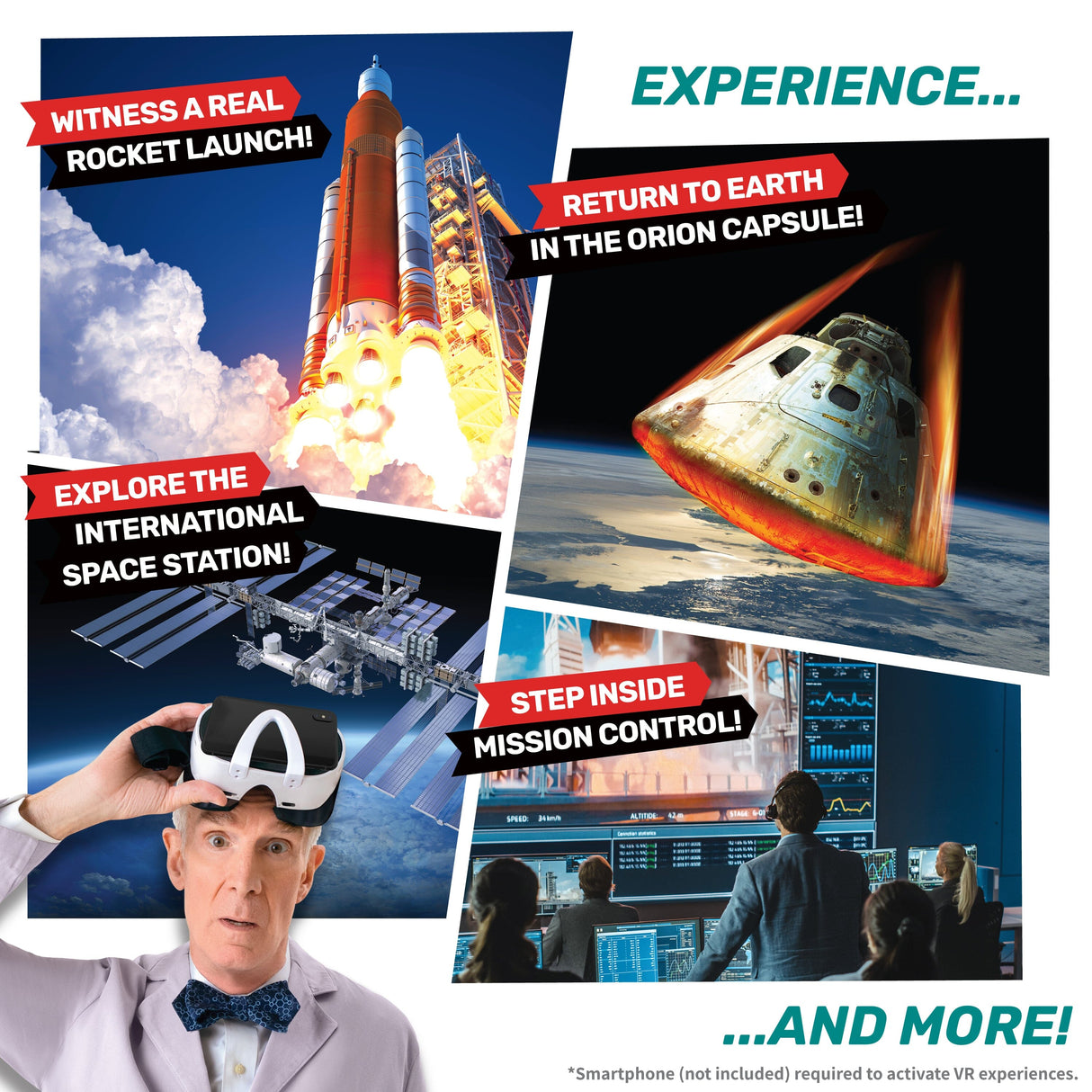 Bill Nye's ROCKET LAB VR Rocket Science Kit