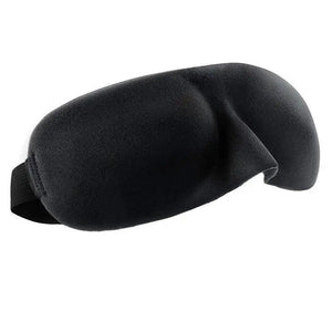 Black 3D Sleep Natural Sleeping Mask Eye Adjustable Strap Eye Mask Cover Portable Travel Blindfold Comfortable Mask For Sleeping
