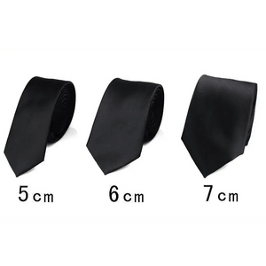 Black Business Skinny Men Neckties Wedding Slim Ties Elegant Men Lightweight High Quality Modern Ties